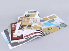 印刷企业产品图册定制彩色活页样本展会折叠页广告册宣传册
